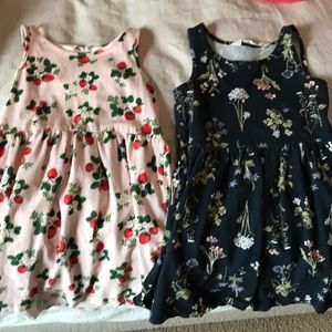 Two Floral Casual Dresses
